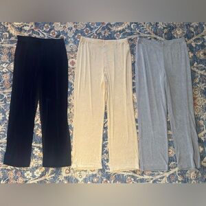 Travelers by Chico’s women’s acetate pants lot of 3 size 1 (women’s 8-10)